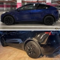 Nakładki na koła Tesla Model Y KAVANIC 19 cali matowe czarne 4 sztuki OEM 2020-2023 0030653