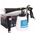 Pistolet prania tapicerki samochodowej metalowa dysza wirująca+2 zewnętrzne