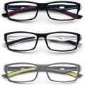 Okulary do czytania i komputera +3.00 KoKoBin TR90 antyblue zestaw 3szt
