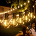 Yuucio LED string lights, G40, 75+2 plastikowe żarówki, 45 metrów