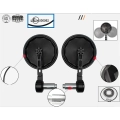 UŻYWANE Lusterko motocyklowe FENRIR 801-0505 okrągłe CNC antyodblaskowe