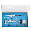 Aerograf Profesjonalny 3 Dysze 0,2 0,3 0,5 filtr 2 boczne zbiorniki