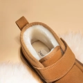 Buty zimowe dziecięce DREAM PAIRS ocieplane trapery z futerkiem dla chłopca i dziewczynki r.31