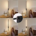Bezprzewodowe lampy LED z pilotem 5W 6000 mAh 60 cm czarne 2 szt POWYSTAWOWE