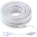 Taśma LED PCNING, IP67, 6000K, 230V, 8W, zimna biel, 25 metrów