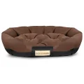 Legowisko dla psa 115x95 cm personalizowane wodoodporne brązowe