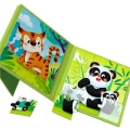 MAGNETYCZNE PUZZLE ZWIERZĄTKA KSIĄZECZKA ZOO JHTOY-266