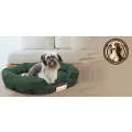 Legowisko dla psa 100x75 cm personalizowane wodoodporne zielone
