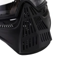 Kask paintball maska sportowa do paintballu ochrona twarzy z daszkiem i otworami wentylacyjnymi, odporny na uderzenia