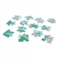 DREWNIANE KLOCKI MIASTO ZESTAW 115 KLOCKÓW PUZZLE DROGA AUTA KLOCKI WOREK