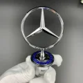 Emblemat znaczka Mercedes metal z grawerem stylowa ozdoba na maskę lub jako prezent dla fana marki