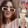 Okulary przeciwsłoneczne retro prostokątne RUNHUIS unisex małe kwadratowe vintage