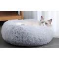 Pluszowe legowisko dla zwierząt domowych 100*20cm jasnoszary