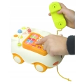 TELEFON STACJONARNY ZABAWKOWY TELEFON MUZYCZNY TELEFON NA KÓŁKACH