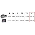 Legowisko dla psa kojec KINGDOG 145x115 cm personalizowane wodoodporne niebieskie