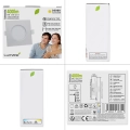 Reflektory LED wpuszczane Lumare 6 W IP44 płaskie srebrne 230 V 400 lm 9 szt