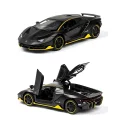 Model Lamborghini LP770 1:32 swiatło dźwiękowe metalowy samochodzik z otwieranymi drzwiami, światłem i dźwiękiem do kolekcji i zabawy