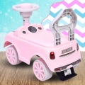 JEŹDZIK MINI COOPER CHODZIK PCHACZ KLAKSON RÓŻOWY DLA DZIECKA, DZIEWCZYNKI