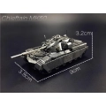 Czołg DIY 3D metalowy zestaw Chieftain MK50 1:100 model kolekcjonerski do składania prezent dla fana