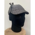 Kapelusz Sherlock Holmes łowcy jeleni 55cm klasyczny kapelusz detektywa z daszkami, idealny do cosplayu i przebrań