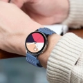 Pasek do zegarka smartwatch silikon 20mm Mugust 3 szt. rzep szary/różowy/niebieski