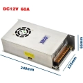 XINCOL Zasilacz impulsowy Transformator do taśm LED Powystawowy