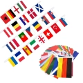 Girlanda z flagami Euro 2024 24 flagi 45x30 cm 14 m do dekoracji