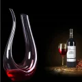 Karafka dekanter do wina 1,5 L kryształowe szkło elegancki dzbanek do serwowania czerwonego wina i napojów