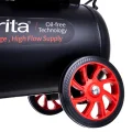 Kompresor bezolejowy Auarita 24L 2-tłokowy 1450W 8 bar - mobilny