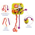 ZABAWKA SENSORYCZNA 7w1 KOSTKA SORTER CYMBAŁKI KLOCKI EDUKACYJNA