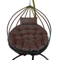 Poduszka ogrodowa 120 cm na krzesło wiszące bocianie gniazdo wodoodporna brązowa