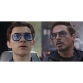 Okulary przeciwsłoneczne Tony Stark Iron Man stylowe okulary inspirowane filmami Marvel, z filtrem UV i metalową oprawką