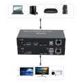 Przedłużacz KVM XYKJOBC EXTENDER 4K 120M zestaw HDMI USB do zdalnego sterowania komputerem