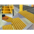 Stopnie schodowe przemysłowe z kraty FRP 240×1000×38 mm odporne na korozję