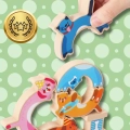 BALANSUJĄCE PSY DREWNIANE GRA ZRĘCZNOŚCIOWA WIEŻA PUZZLE JHTOY-637