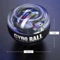 GYRO BALL KULA ŻYROSKOPOWA LED DO ĆWICZEŃ do wzmacniania nadgarstków, palców i rehabilitacji dłoni z efektem świetlnym