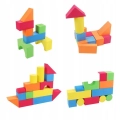 *LT308 DREWNIANE KLOCKI 100el KLOCKI W CZERWONYM WORKU