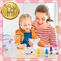 HODOWLA KRYSZTAŁÓW KRYSZTAŁY ZESTAW EDUKACYJNY OGON SYRENY DO MALOWANIA DIY
