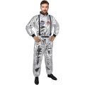 Kostium astronauta srebrny unisex dla dorosłych karnawał S UWXOZO