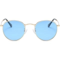 Okulary unisex przeciwsłoneczne polaryzacyjne RUNHUIS retro lekkie metalowe