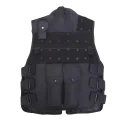 Kamizelka taktyczna, wojskowa czarna policja SWAT kamizelka ochronna militarna