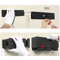 Lampy ogrodowe Kingwen 2 szt 30W czarne IP65 3000K regulowany kąt