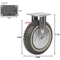 Obrotowe kółka uyoyous gumowe 200 mm z hamulcem nośność 1000 kg