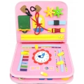 TABLICA SENSORYCZNA SYRENKA MONTESSORI MANIPULACYJNA KSIĄŻKA 3D