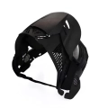 Kask paintball maska sportowa do paintballu ochrona twarzy z daszkiem i otworami wentylacyjnymi, odporny na uderzenia