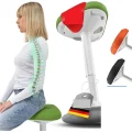 Hoker biurowy EZSIDE ergonomiczny regulowany zielony POWYSTAWOWY