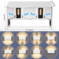 Lampa ścienna LED 24 W biała regulowana IP65 3000 K Cwycfw DCL002D 4 szt.