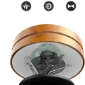 Lampa nocna Masdio Horizon ładowarka 10W zegar lampka z funkcją AMPULLA bezprzewodowego ładowania i budzikiem