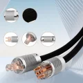 Kabel zasilający audiophilowy YuanYong HiFi 125 V 15 A wysokiej jakości