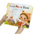 CICHA KSIĄŻECZKA Z KARTAMI KSIĄŻKA NA RZEP DLA DZIECI ZABAWKA MONTESSORI
